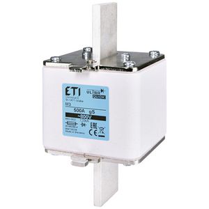 Zekering M3 gS 500A/800V VVE=3