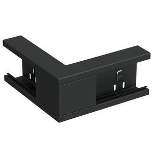 Buitenhoekstuk +D YH-110/52 WGX zwart RAL9017