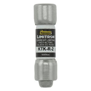 Zekering laagsp. 2A AC 600V 200kA 10x38 CC UL afk VVE=10