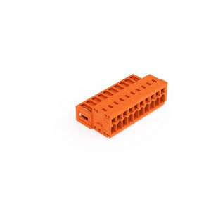 1-draads male steker 1,5mm² oranje 734-340 VVE=50