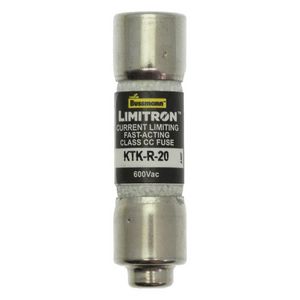 Zekering laagsp. 20A AC 600V 200kA 10x38 CC UL af VVE=10