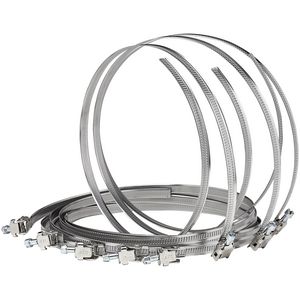 Set a 10st. Slangklem DN125-200 MAC-H0C-W9