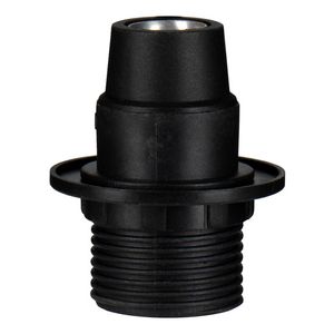 Lamphouder TP Threaded E14 TP half draad + Ring zwart VVE=10