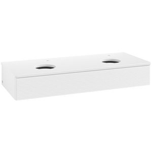 Wastafelonderkast Antao 1200x190x500mm White Matt Lacquer K13150MT