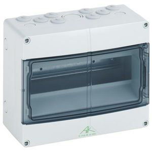 Modulaire verdeler / verdeelkast AK compact grijs P65 IK07 12 modules