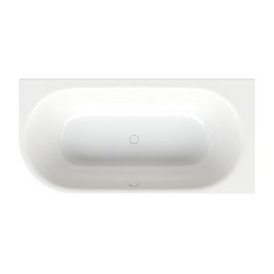 Ligbad staal geglazuurd duo BetteLux Oval V Silhouette 195x95cm wit AS antislip Sense