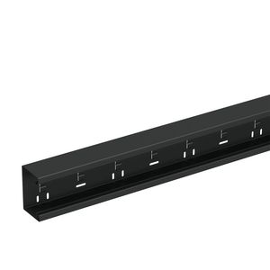 Wandgoot U-110/72 L=2.5m WGX zwart RAL9017