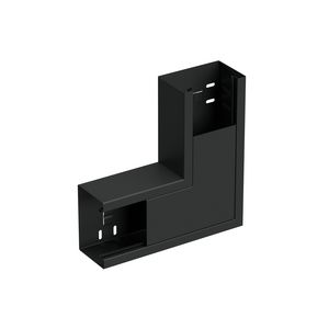 Verticaal hoekstuk wandgoot +D LSU-110/72 WGX zwart RAL9017