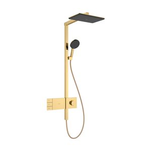 Showerpipe 210/340 2 straalsoorten EcoSmart Raindance Alive Q Polished Gold-Optic