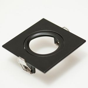 Downlight ring vierkant 88(76)mm zwart 42180141