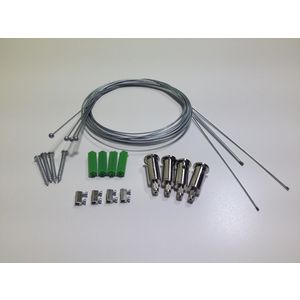 Pendelset RVS staalkabel 1.5m t.b.v. LED panel 40000503