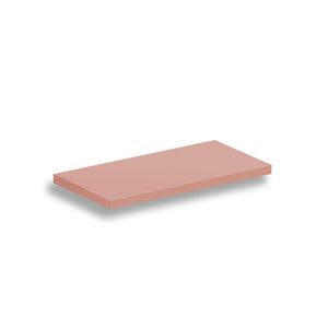 Bovenblad t.b.v. fonteinonderkast mat roze z. uitsparing
