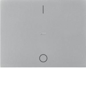 Drukknopmodule afdekking 1-v I/O berker K.5 edelstaal