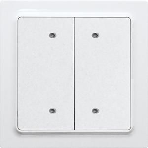 Bus pulsdrukker,2 4 kanaals,E-Design,55x55 mm,antraciet mat