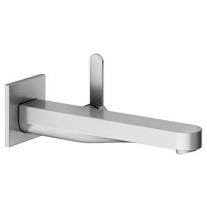 1-hendel wastafelmengkraan UP wandmont. vierkant 225mm/IXMO Flat rvs