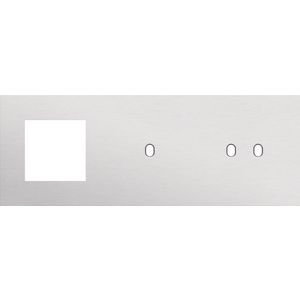 Afdekplaat 3-voud horiz. 71mm centerafst. 155-57720