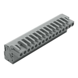 1-draads FE steker HA 2,5mm² grijs 232-116/026-000 VVE=25