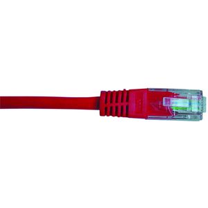 Patchkabel RJ45 Cat 5e UTP 0,5mtr. Rood