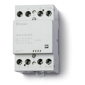 Magneetschakelaar 2 maakcontacten 2 verbreekcont. 40A 12VUC