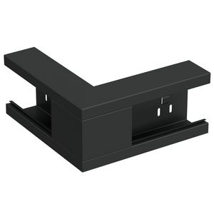 Buitenhoekstuk +D YH-120/65 WGX zwart RAL9017
