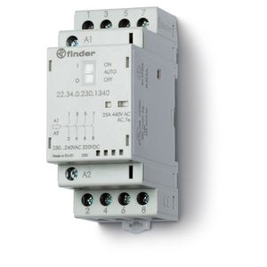 Magneetschakelaar 2 maakcontacten 2V 25A 230VUC