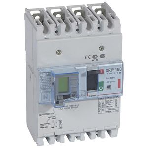 Vermogensschakelaar 160 Thermomagn.+RCD 63A 4P 36kA DPX3