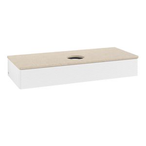 Wastafelonderkast Antao 1200x190x500mm White Matt Lacquer L10113MT