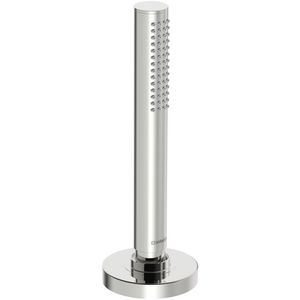 Afb.set badrand sldoorvoer HANSASTILO handdouche rond rozet