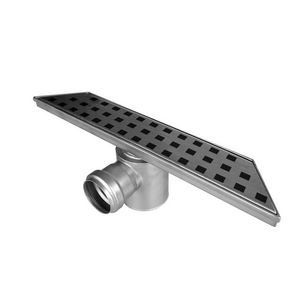 Douchegoot SHOWERDRAIN-C DIAGONAAL 300mm (425,5mm) rvs Quadrato rooster stankslot 50mm mof ø50mm