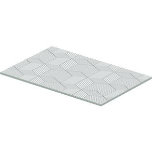 DuraSquare Glazen planchetten Cubic line 470x310x8mm