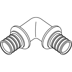 Kniekoppeling 90° SDR11 RX schuif 110mm