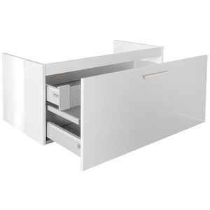 Onderkast 1 la 100x45cm Dark Grey mat gelakt