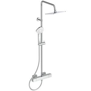 c100 douchesysteem hoofddouche 20x20cm douchetherm chroom A7540