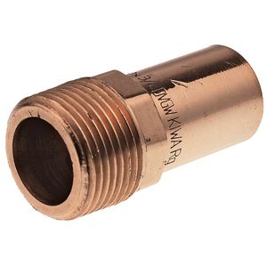 Insteekstuk XPress CU spie-einde 15x1/2"bt.dr. 6280G