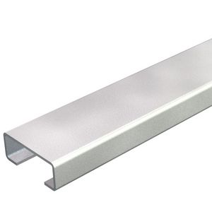 Lengte a 2m. profielrail gesloten sleufbreedte 11mm 20x8mm