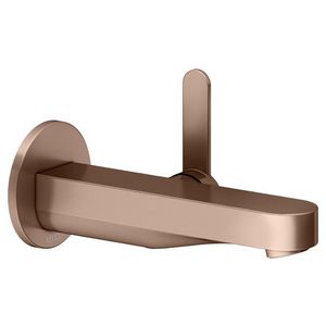 1-hendel wastafelmengkraan UP wandmontage rond 165mm/IXMO Flat rood g