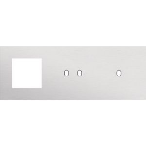 Afdekplaat 3-voud horiz. 71mm centerafst. 155-57722