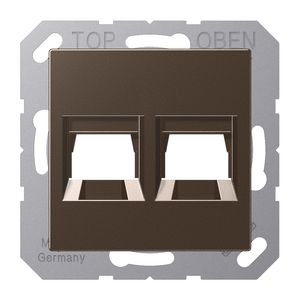 Afdekking A500 mokka voor mod.jack 2-voudig