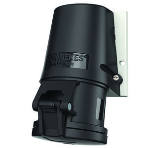 Wandcontactdoos 32A 4-polig  7H 500V IP44 TwinCONTACT