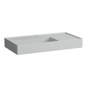 Wast. s.keramik afleg r 900x460mm mat grijs H8103387591121