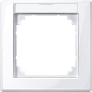 Afdekraam M-Smart 1-voudig Tekstveld Actief wit