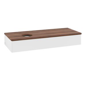 Wastafelonderkast Antao 1200x190x500mm White Matt Lacquer L11012MT