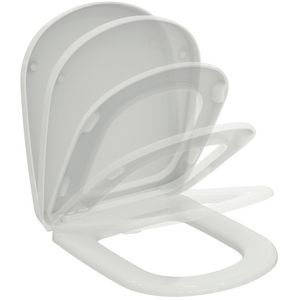 Nouveau closetzitting wit met deksel/softclose