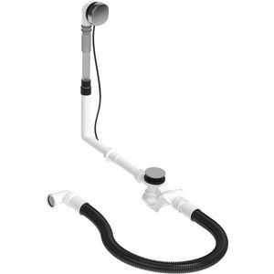 Af- en overloopgarnituur Chroom 400x80x450mm