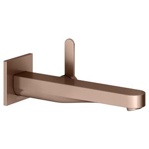 1-hendel wastafelmengkraan UP wandmont/vierkant 225mm/IXMO Flat rood