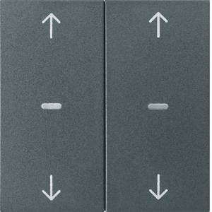 Drukknopmodule afdekking 2-v pijlsymbool berker S.1/B.3/B.7