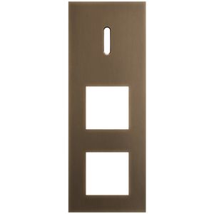 3-voudige afdekplaat Verticaal 71mm centerafstand voor een enkelv