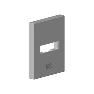 Afdekplaat 80X60X9mm-BG