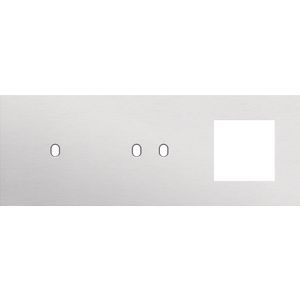 Afdekplaat 3-voud horiz. 71mm centerafst. 155-57723