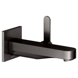 1-hendel wastafelmengkraan UP wandmont/vierkant 165mm/IXMO Flat titaan